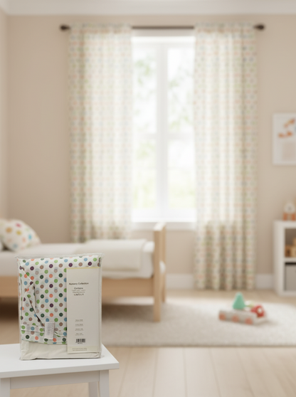 Nursery Collection Vorhänge 167x183 cm Kinderzimmer Gardinen Set