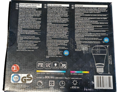 LIVARNO Smart Home Starter Kit – Gateway + 3x LED Leuchtmittel Zigbee