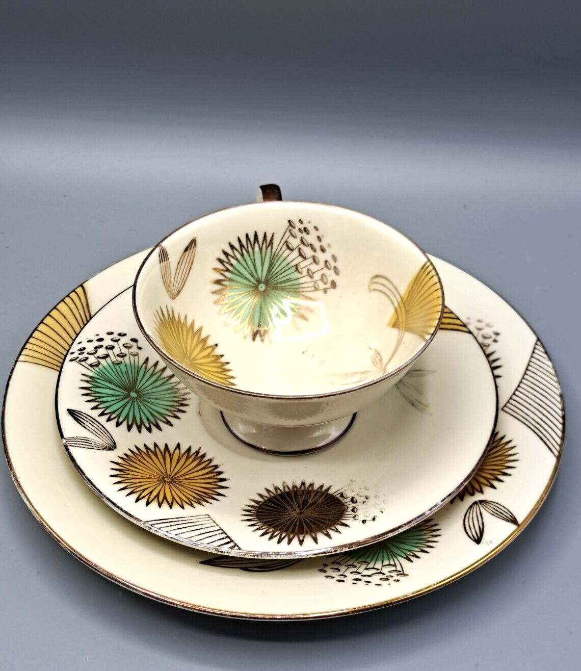Schirnding Porzellan 1 Kaffeetasse Untertasse Teller Antiquität Sammler