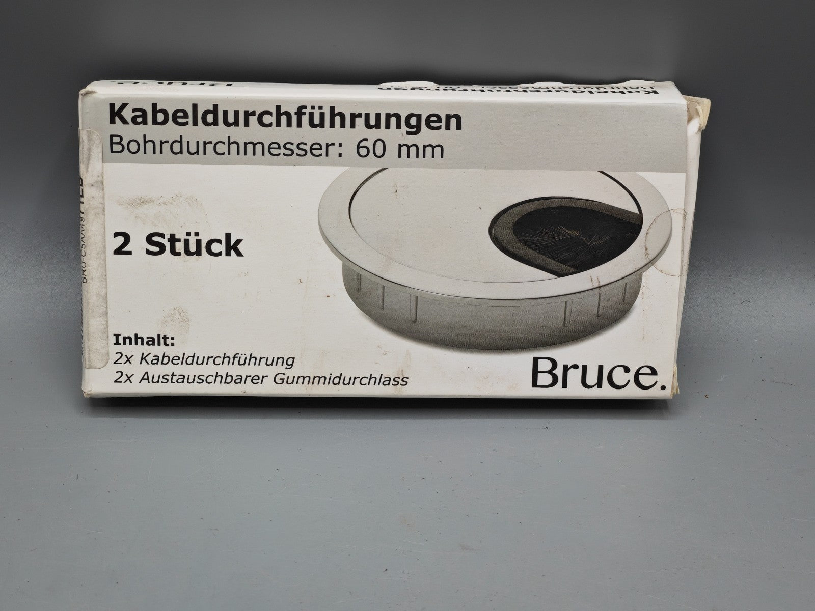 Bruce Kabeldurchführung 60 mm, 2 Stück