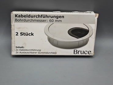Bruce Kabeldurchführung 60 mm, 2 Stück