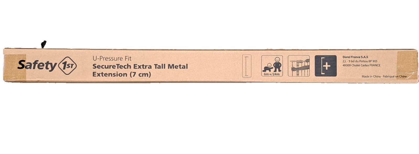 Safety 1St Easy Close Metal 7Cm Gittererweiterung, Kein Bohren, Erweiterung