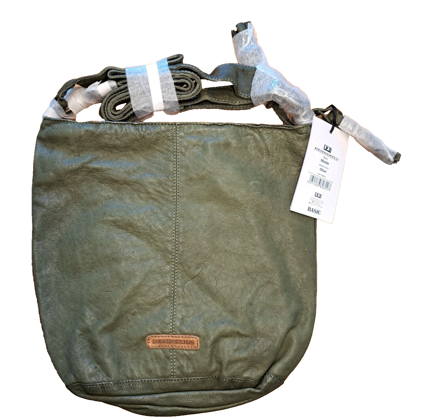 Desiderius Basic Maide, Olive ,Handtasche, Echtleder, NP: 70€