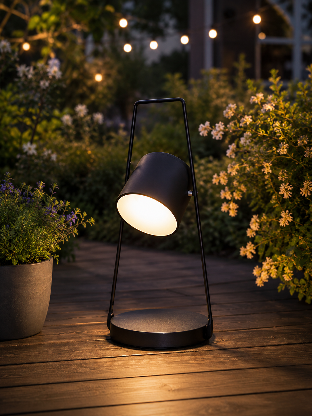 LUMIDA Garden Solar Spotlight RGB warmweiß USB-C Gartenleuchte schwenkbar C-06