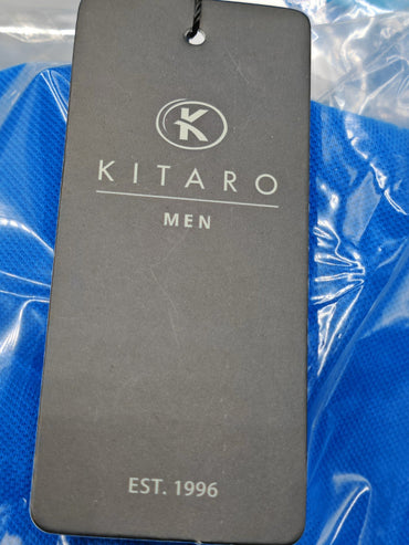 Kitaro Men Poloshirt Blau 4XL
