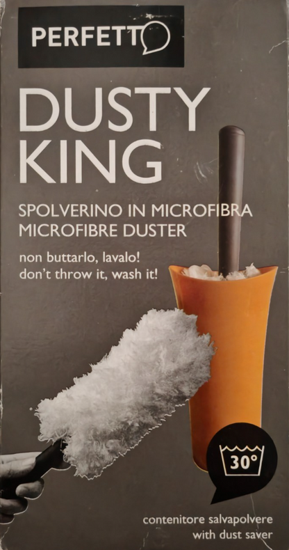 Piumino Perfetto Dusty King Staubwedel mit Behälter Staubwischer Reinigung B5