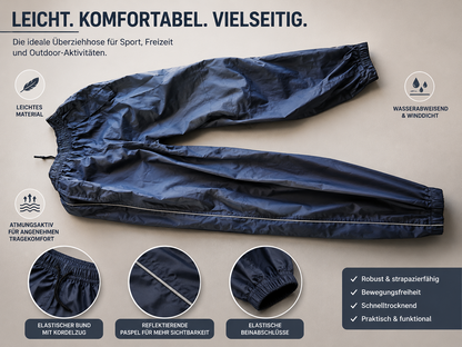 Crane Sports Regenhose Gr. M wasserdicht Outdoor Fahrradhose Wetterschutz