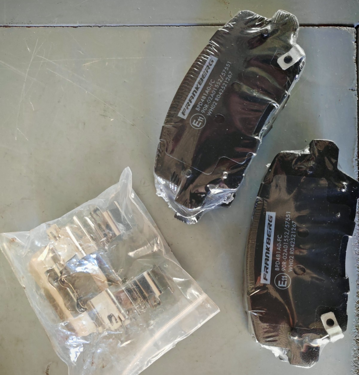 FRANKBERG Bremsbeläge vorne Kia Picanto 1.0 ab 2017 BPD481A0-FC 4-tlg B2