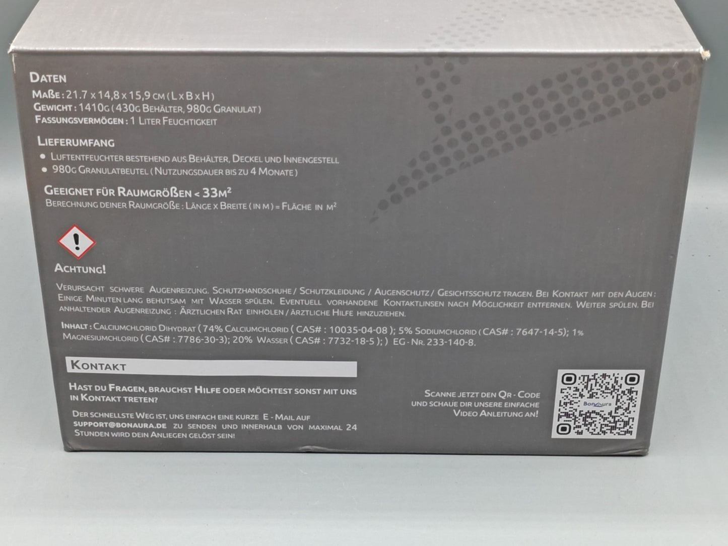 Bonaura Airone Max Luftentfeuchter, Keller, Waschräume, Garagen