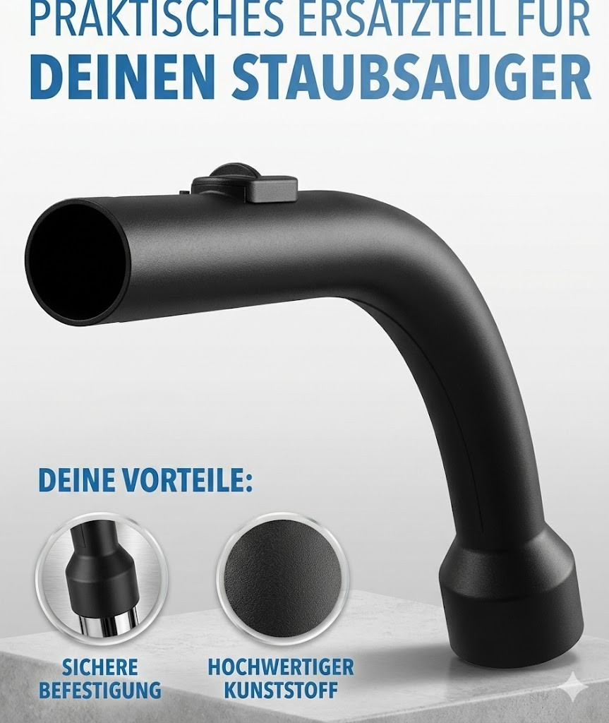 stonereef Griffrohr 35mm für Miele S1-S8 C1-C3 Staubsauger Ersatzgriff A4