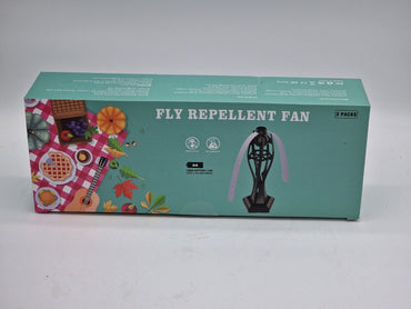 3er Pack Fly Repellent Fan QY-H01, Fackelfliegenfächer, Fliegenschutz