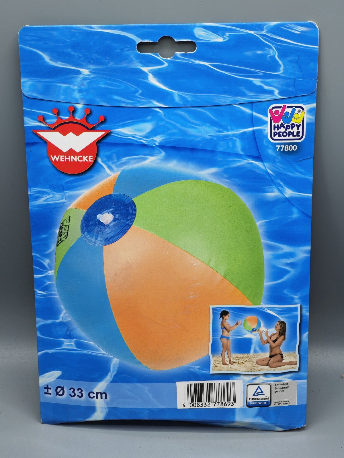 Happy People Wasserball 33 cm – Strandball Top Sommer Angebot