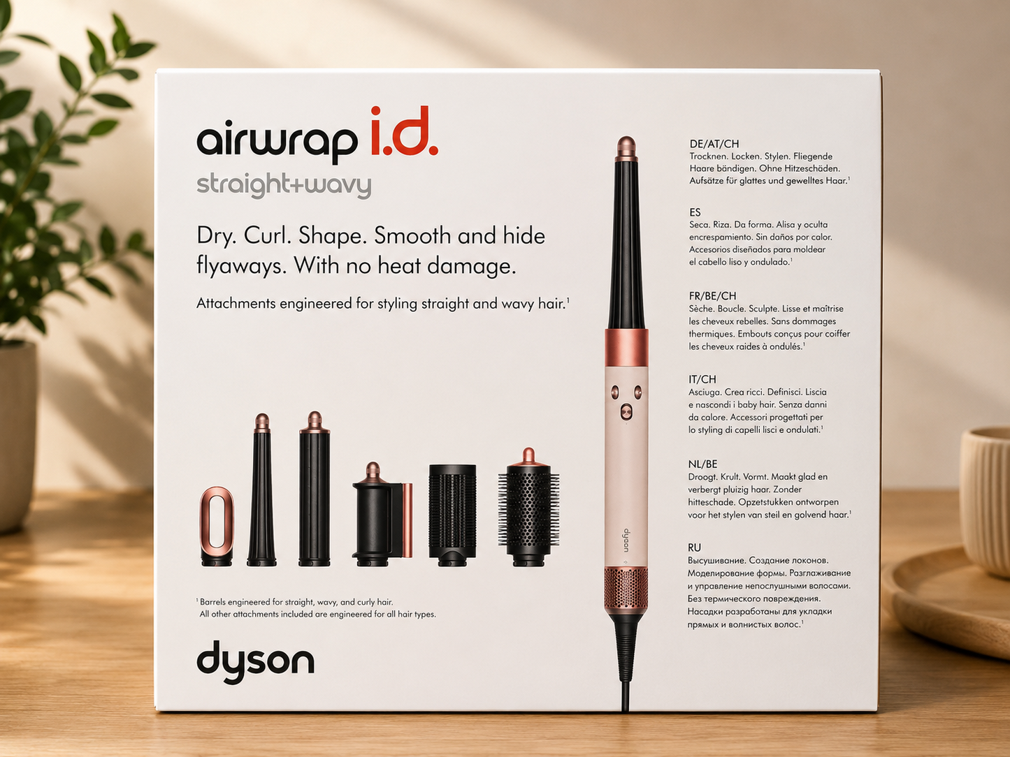 Dyson Airwrap i.d. Multi-Haarstyler Straight+Wavy Ceramic Pink Roségold C01