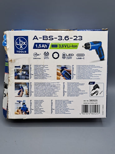 LUX Akkuschrauber 3,6 V A-BS-3.6-23