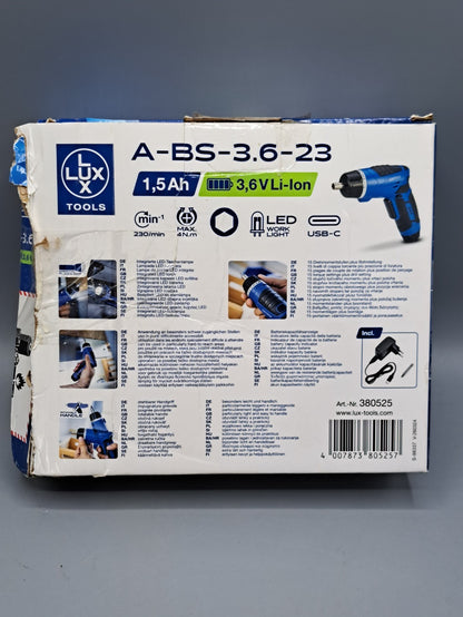 LUX Akkuschrauber 3,6 V A-BS-3.6-23
