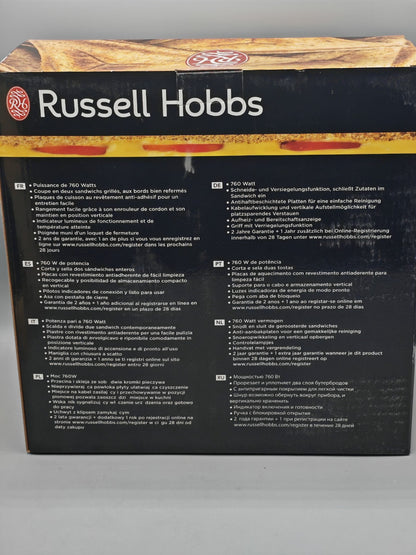 Russell Hobbs 2-Portion Sandwich Maker Toaster Toastgerät Sandwiches