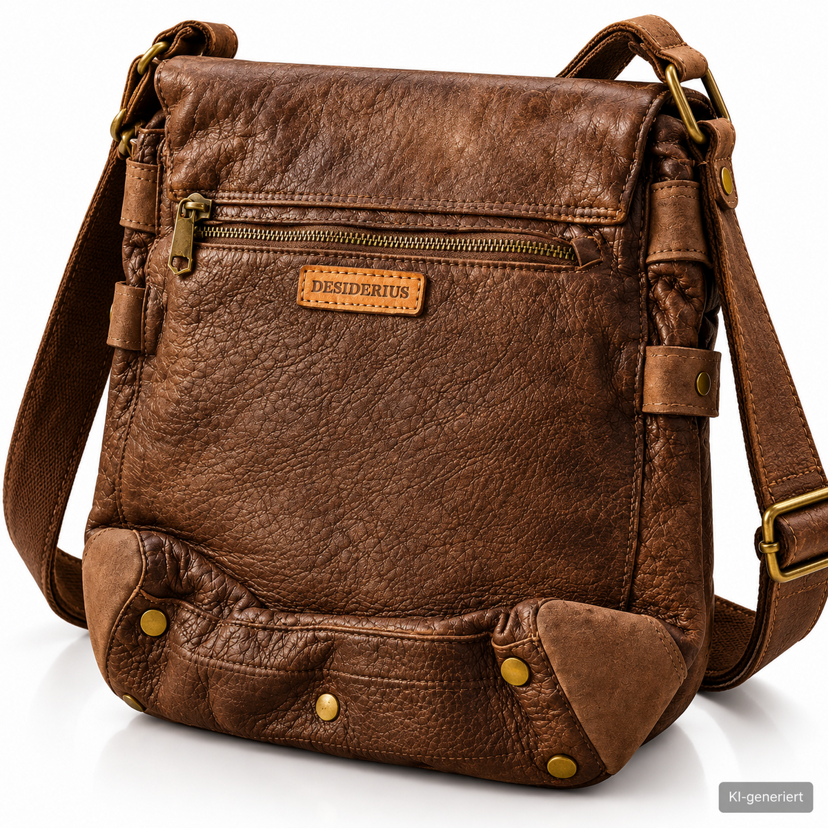 Desiderius Cypress Umhängetasche Leder Dunkelbraun Damen Schultertasche H2