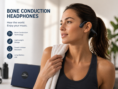 X6 Knochenschall Kopfhörer Bluetooth 32GB IPX8 Open Ear Sport Schwimmen A-08