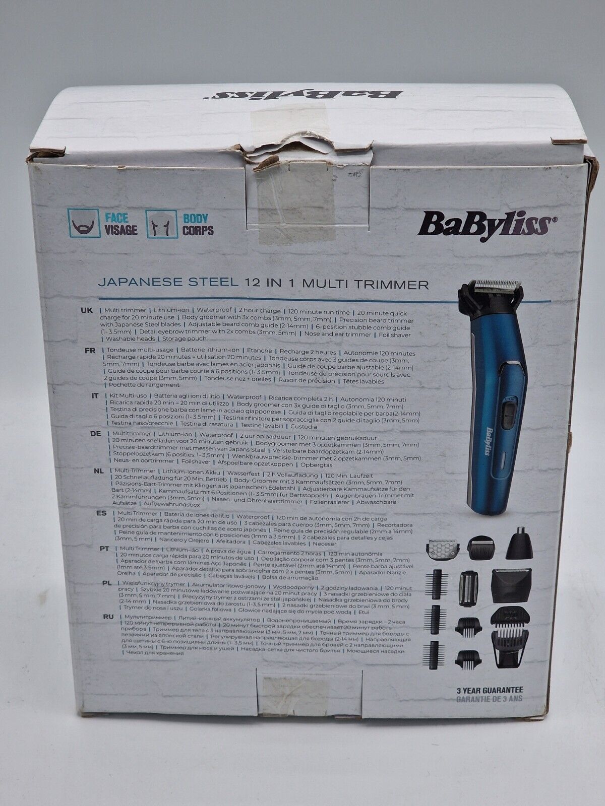 BaByliss Precision Lithium 12 in 1 Multi Trimmer