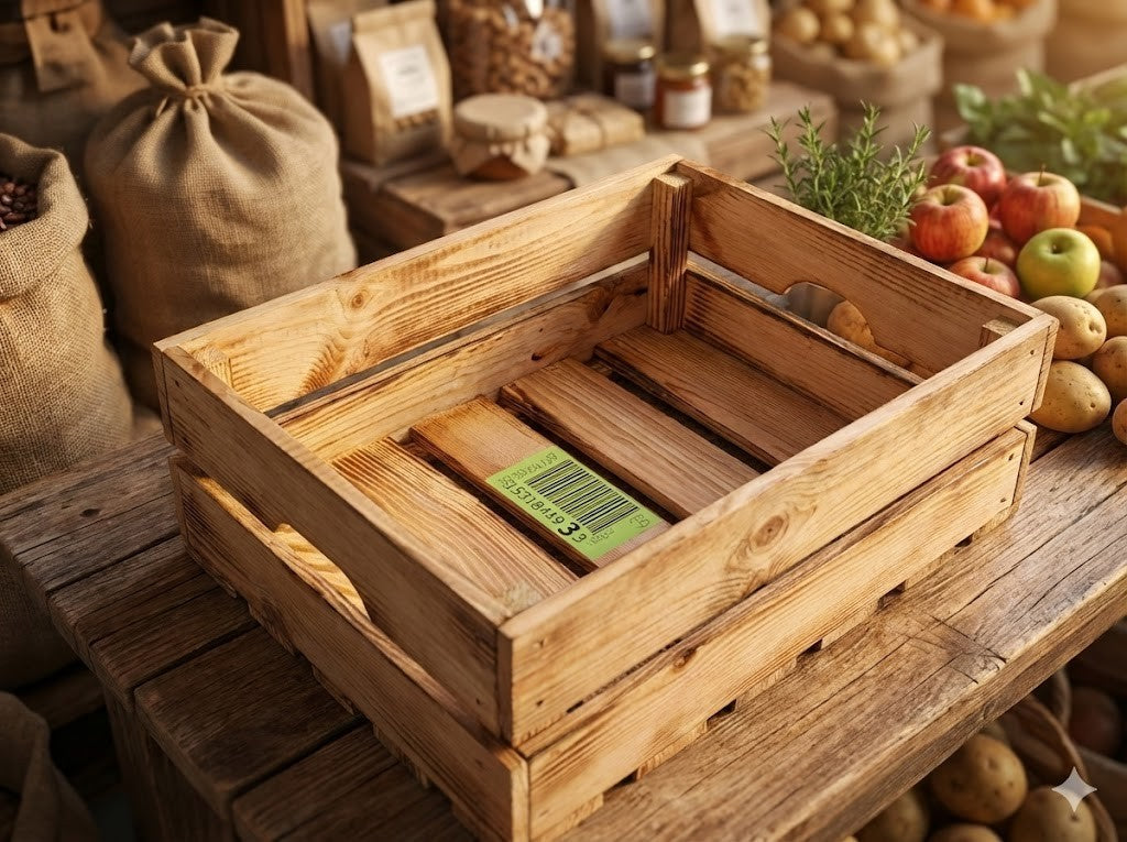 Kesper Holzkiste Dekokiste 59×39×24 cm | Aufbewahrung