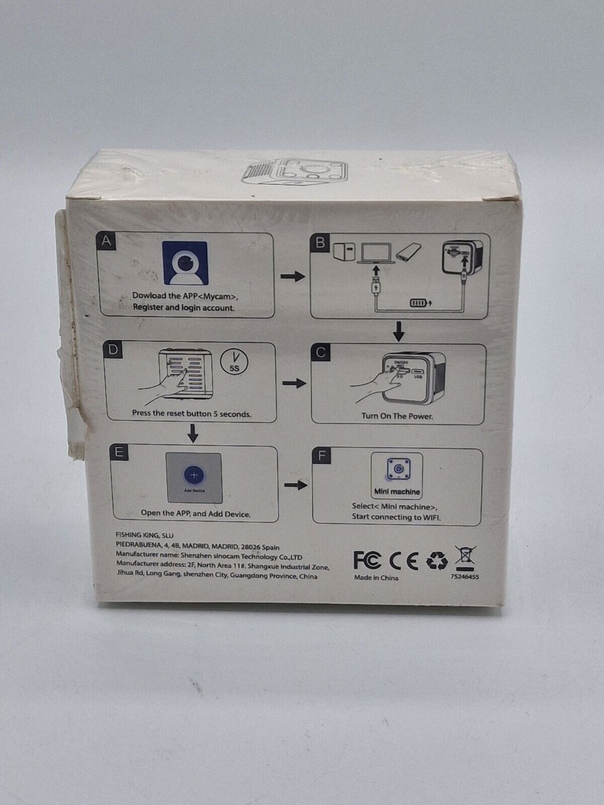 Wifi Battery mini Camera SN-IPC-HW01