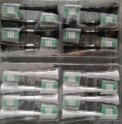 16x Ersatzbürsten Aufsteckbürsten für Oral-B Braun Zahnbürste Schwarz Weiß C1