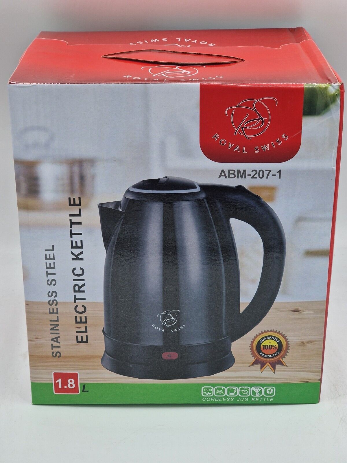 Royal Swiss ABM-207-1 , 1,8 Liter ✅, Wasserkocher, Haushaltsgerät