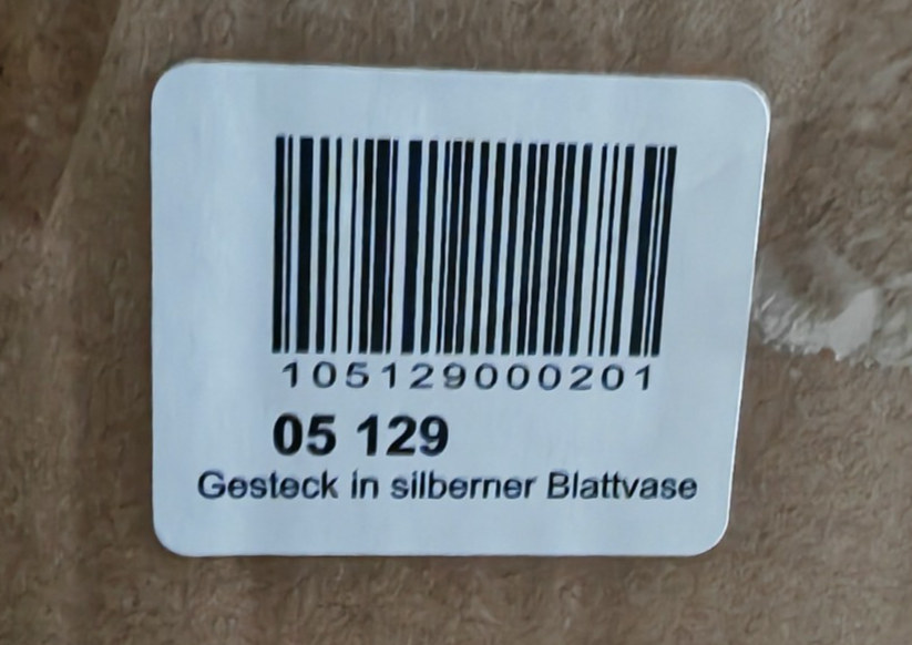 Kunstblumen Gesteck in silberner Blattvase 64 cm Rosa Deko Blumenstrauß E7