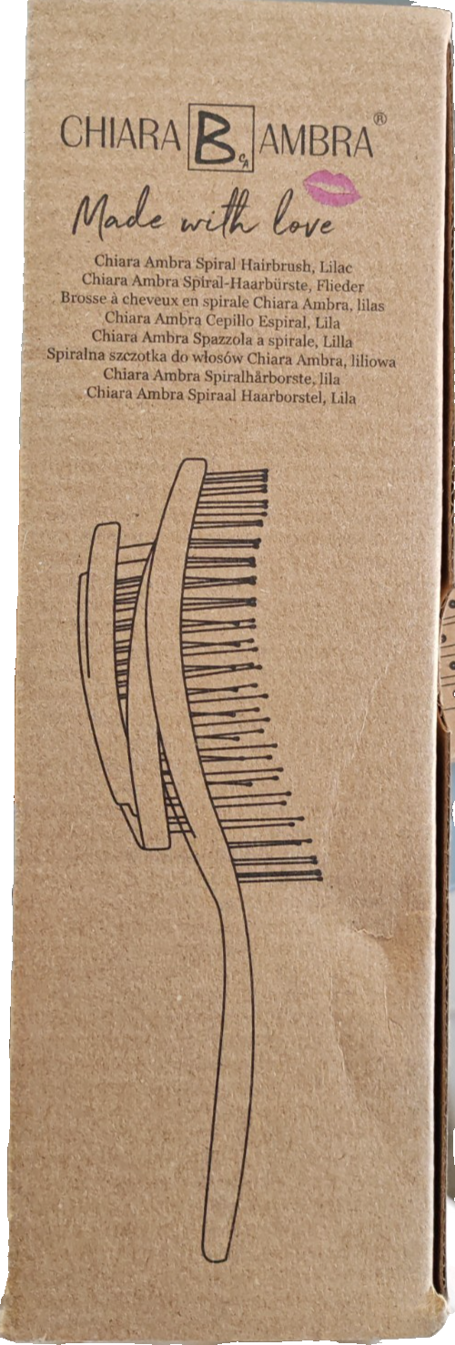 Chiara Ambra Bio Haarbürste Entwirrbürste Locken lange Haare Massagebürste C-01