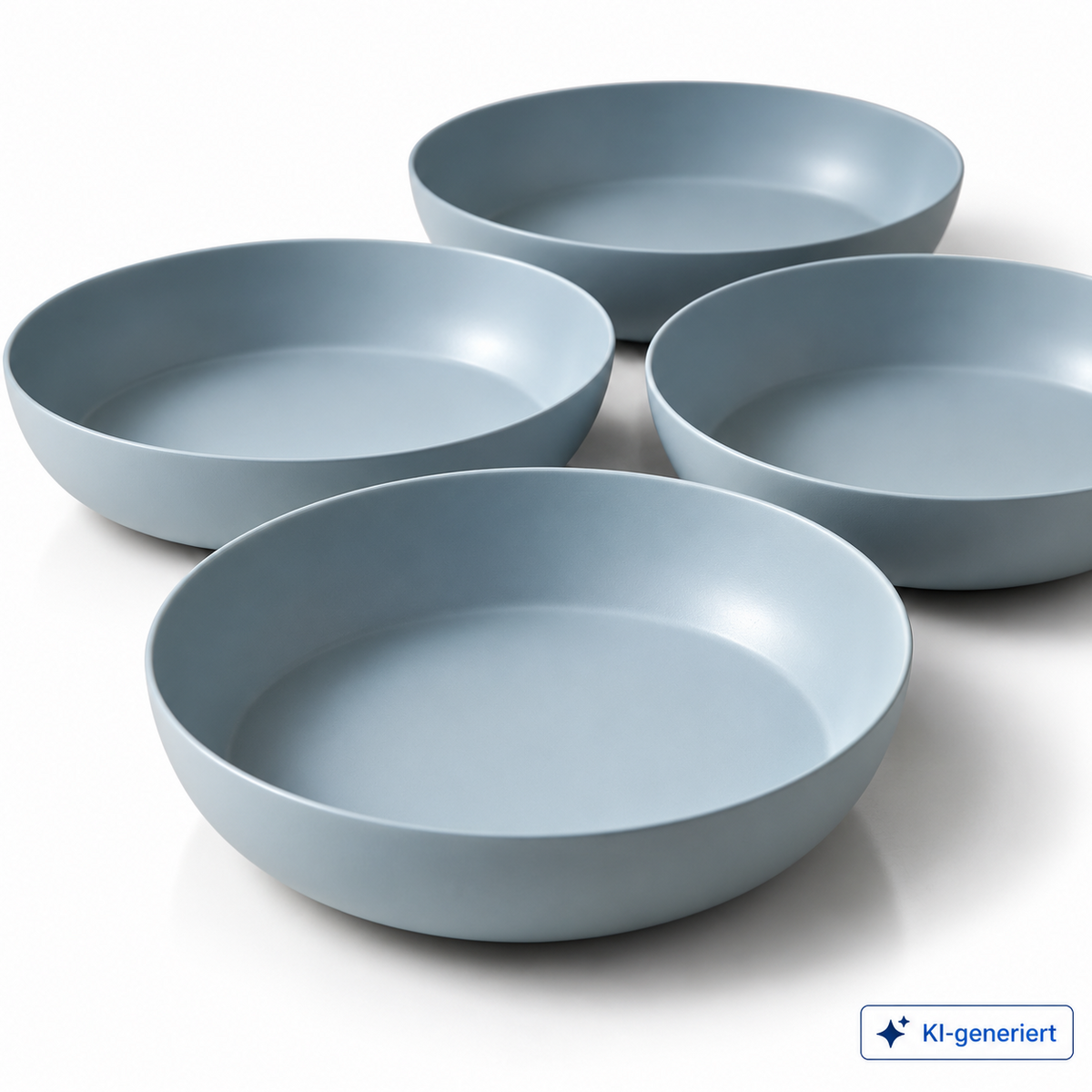 Blomus 4er Set Blumentopf Untersetzer Hellblau Pflanzschale Unterteller HA3