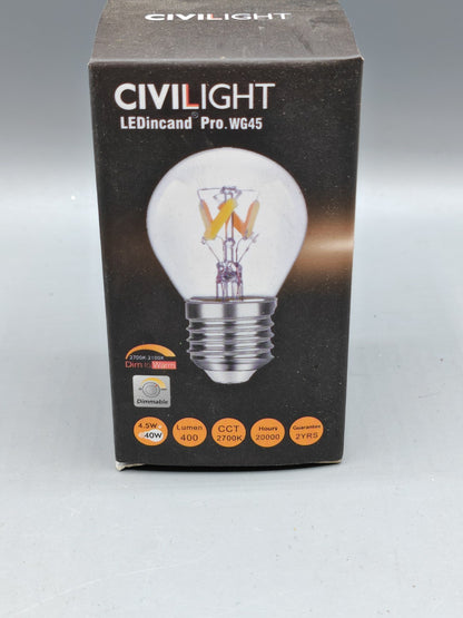 Civilight LEDincand Pro WG45, 40W, 400 Lumen, 2700K