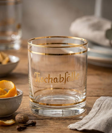 Joska Silberberg-Kristall Tischabfälle Glasbehälter Handbemalt Dekoration