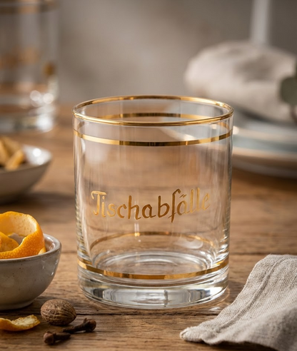 Joska Silberberg-Kristall Tischabfälle Glasbehälter Handbemalt Dekoration