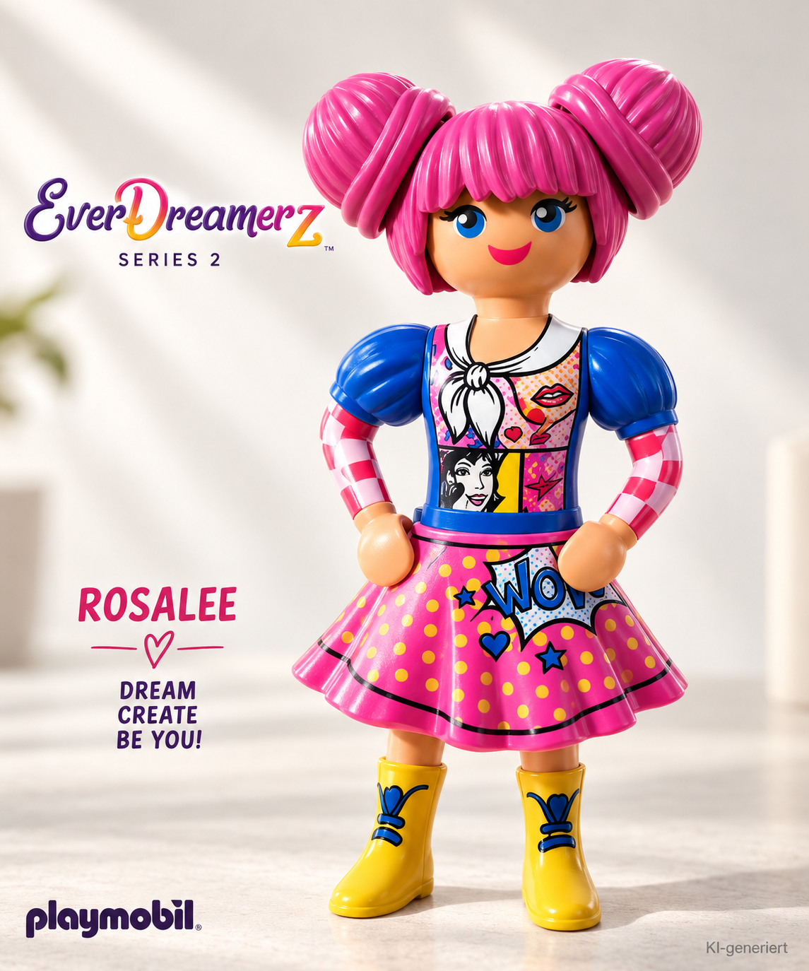 PLAYMOBIL 70472 EverDreamerz Rosalee Comic World Serie 2 30-tlg. Set D5