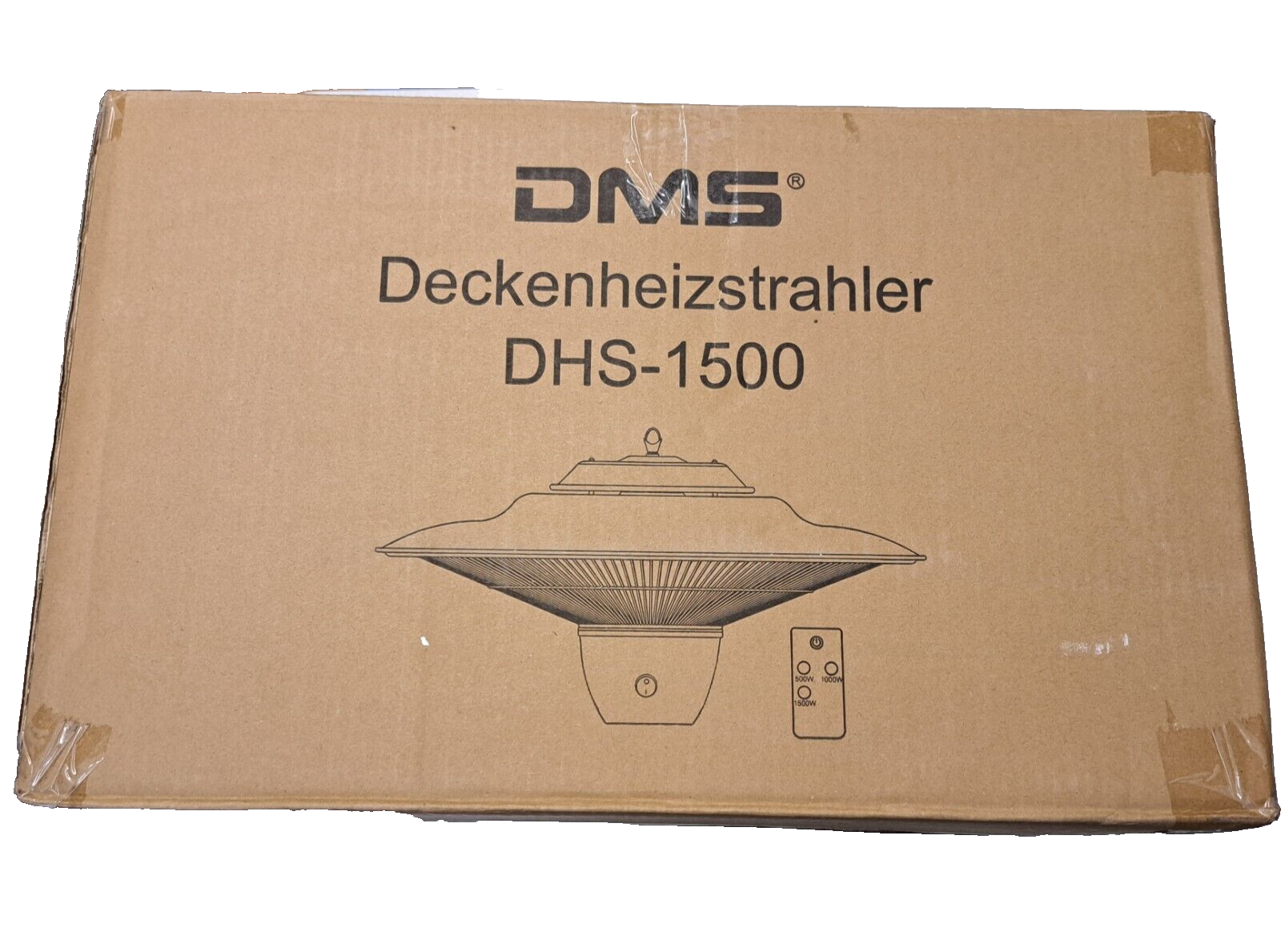 DMS Deckenheizstrahler DHS-1500, Heizen und genießen