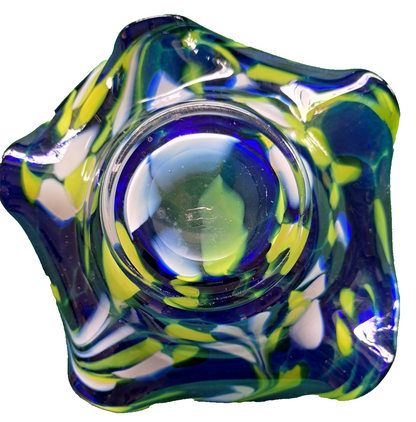 Buntglas Obstschale 19cm, Hingucker