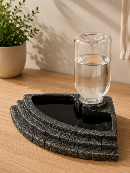 Navaris Eck Wasserspender Reptilien 400ml Trinkspender Terrarium Ecke D10