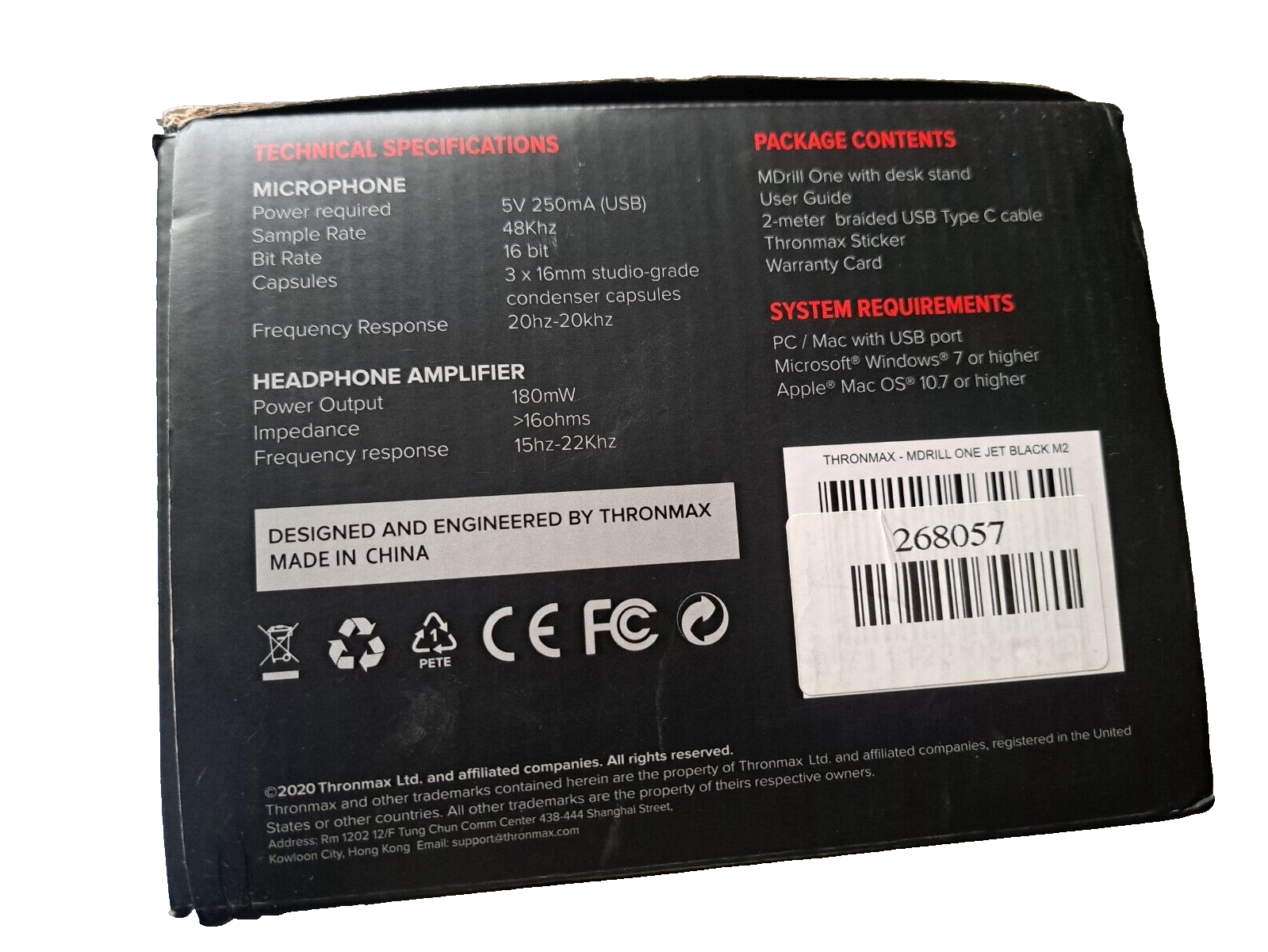 Thronmax MDRILL One M2B Streaming Mikrofon USB Mikrofon für PC & Gaming