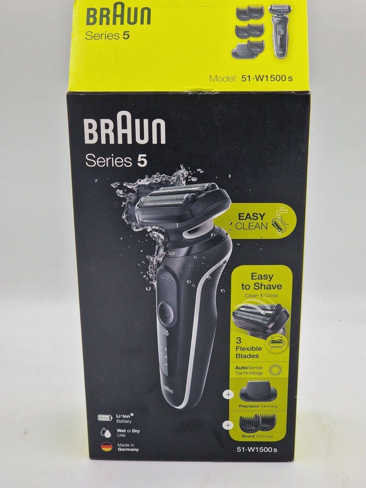 Braun Series 5 51-W1500s, Rasierer, Elektro-Rasierer