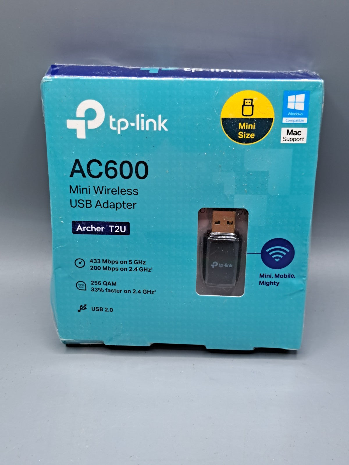 TP-LINK AC600 USB WLAN 433 Mbit/s Windows Mac Schwarz