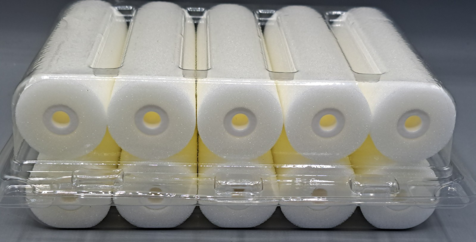 10x Schaumstoff Lackierwalzen 11cm Farbrollen Malerrollen Lackwalzen B1