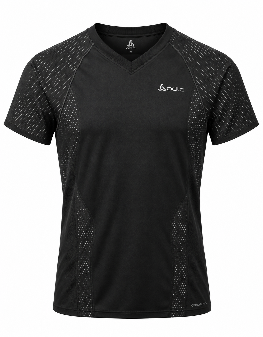 ODLO Damen Funktionsshirt Gr. S Schwarz Kurzarm Sportshirt Running Fitness Z