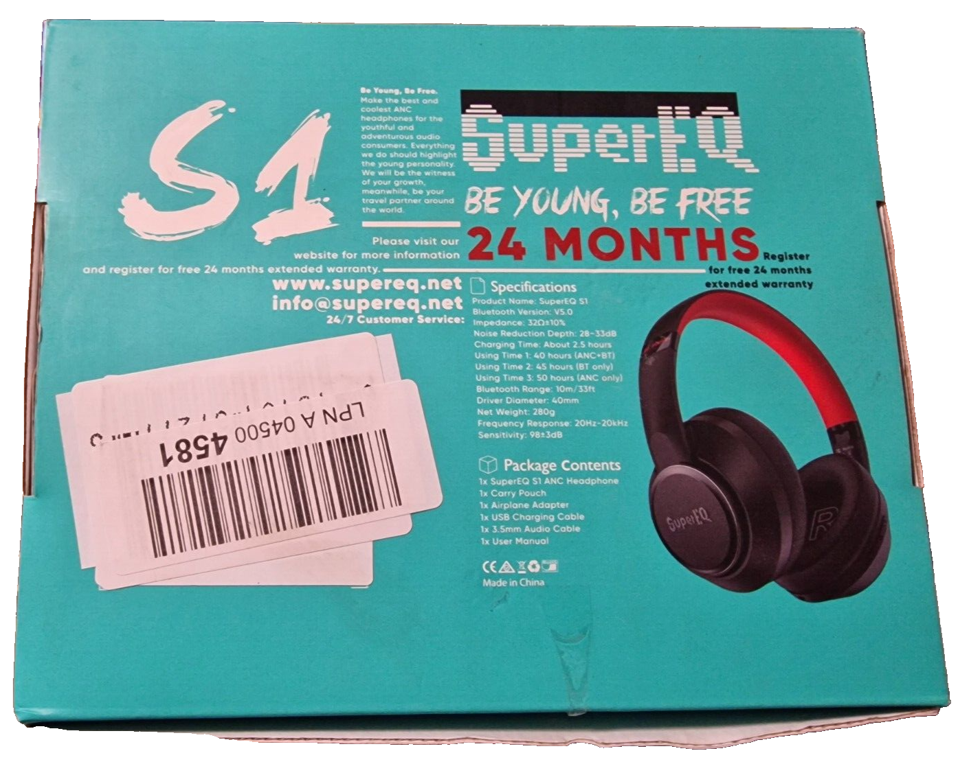 Super EQ S1 Headphones, Kopfhörer, Bügelkopfhörer, Super Sound