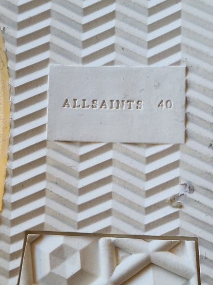 AllSaints Jazmin Sneaker Damen – Schwarz Low Top Größe 40