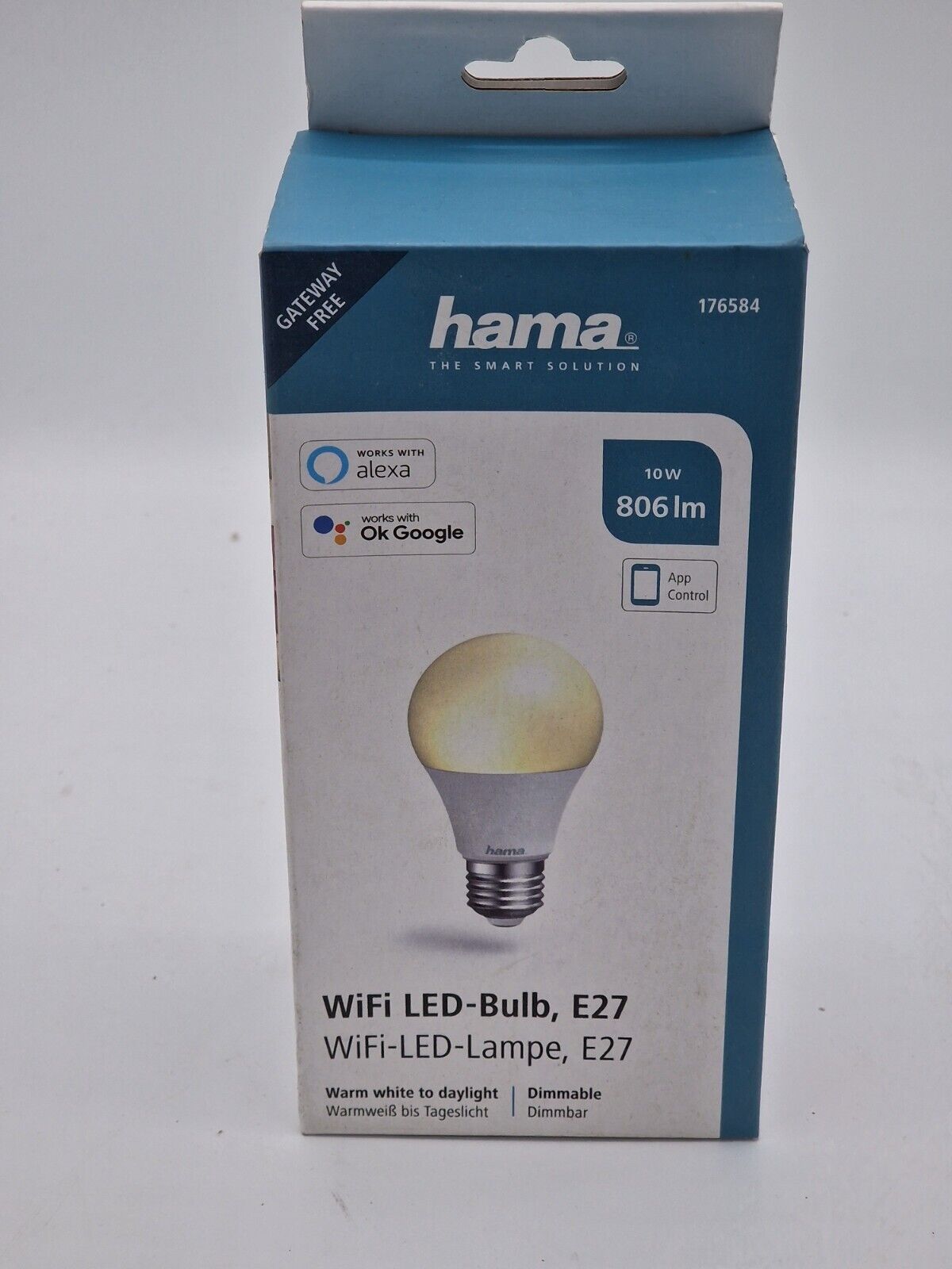 Hama WiFi LED Lampe, E27, 176584