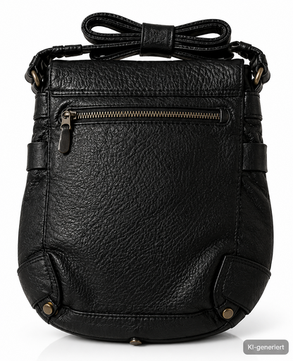 Desiderius Basic Cypress Ledertasche Schwarz Echtleder Umhängetasche Unisex H2