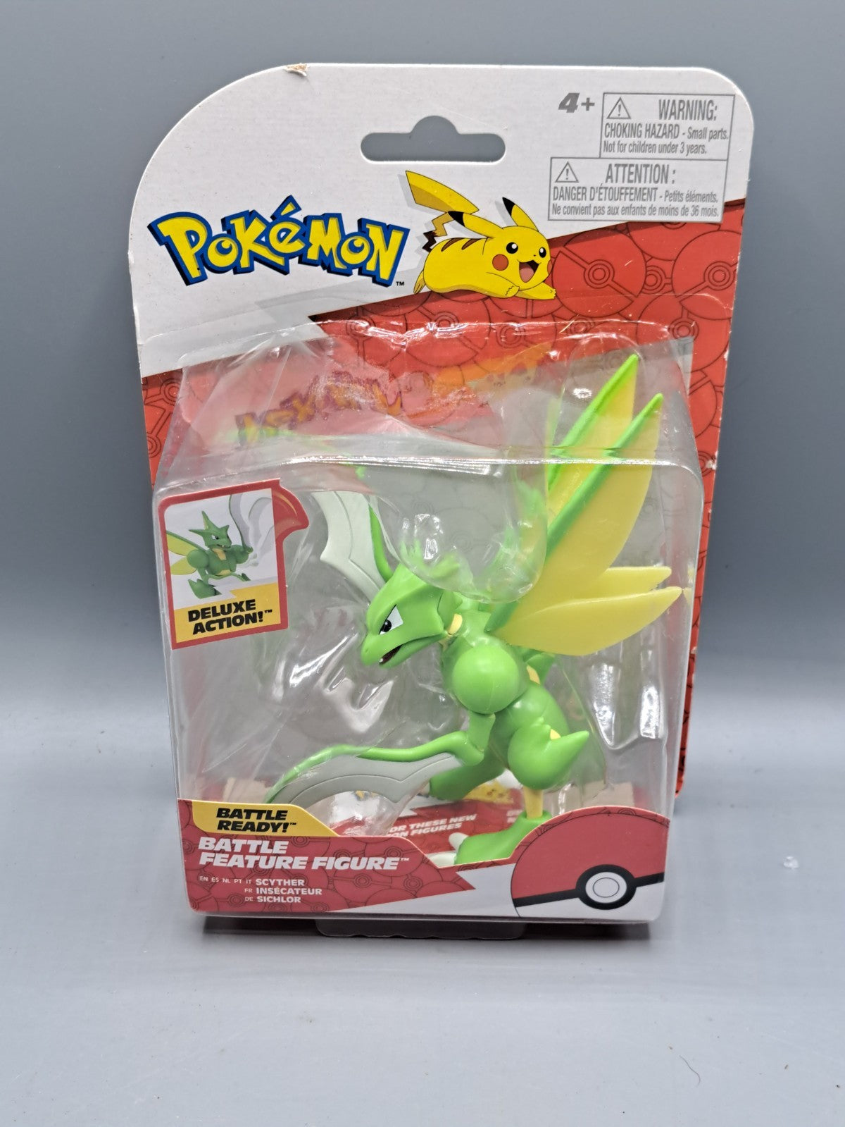 Jazwares Pokemon Battle Feature Figure Scyther 11,5 cm