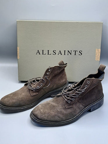 Allsaints High Top Lace up, Herrenschuhe, Braun, Größe 43