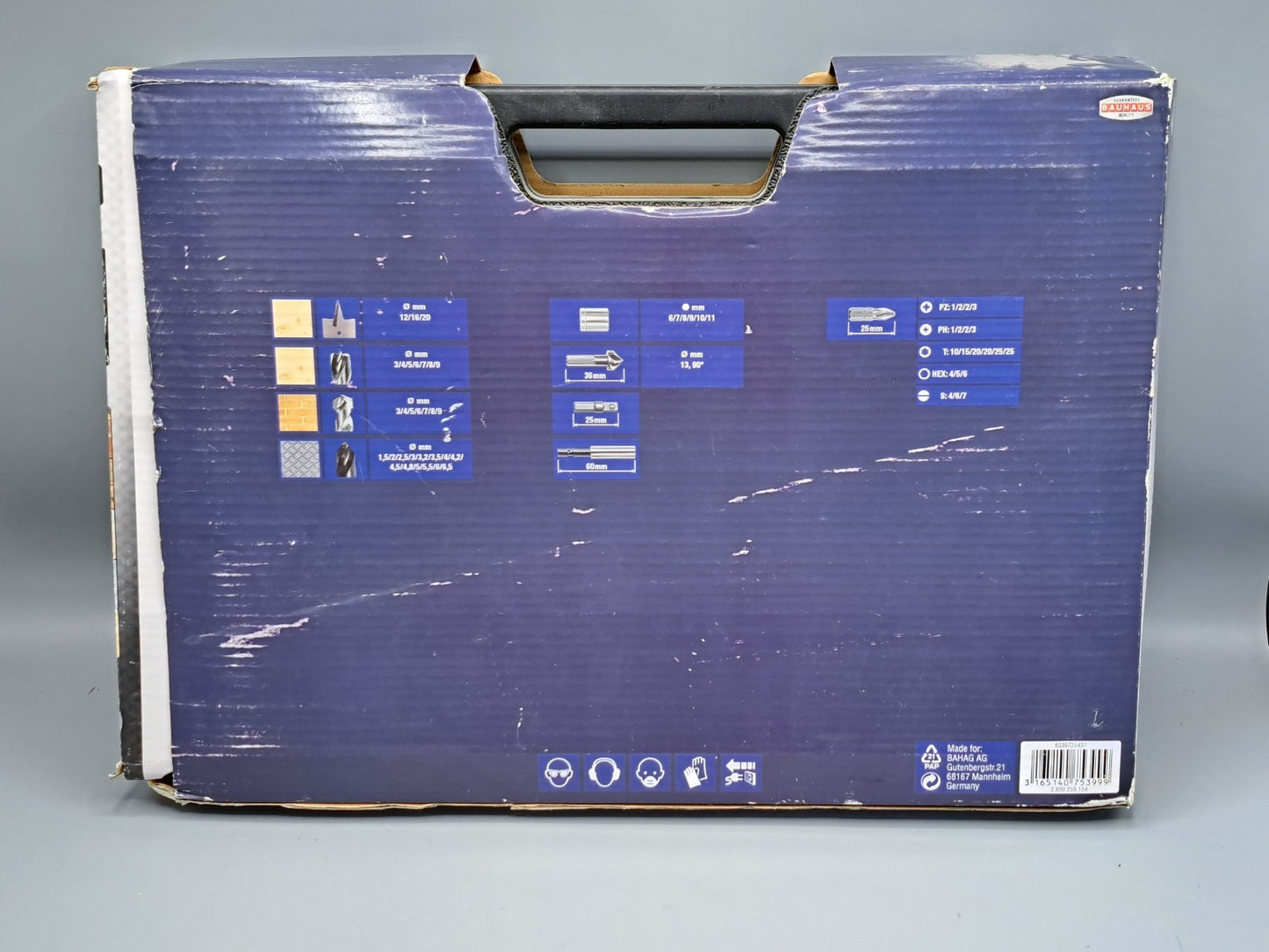 Bauhaus Craftomat Bohrer Schrauben Set 60-tlg. Werkzeug