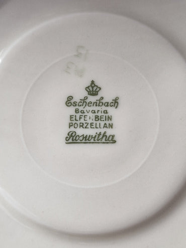 Eschenbach Bavaria, Elfenbein Porzellan Roswitha, Set